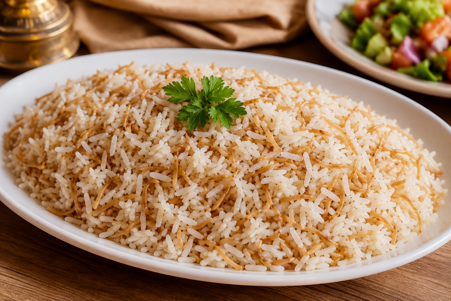 أرز بالشعرية على الطريقة العربية