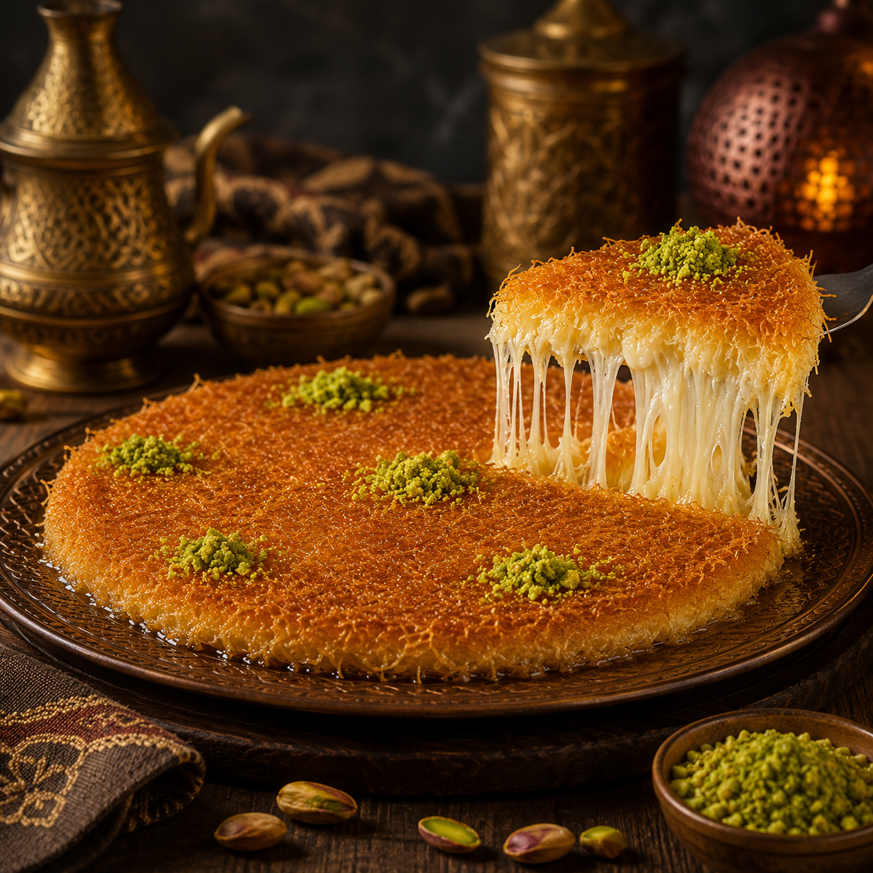 الكنافة النابلسية بالجبنة